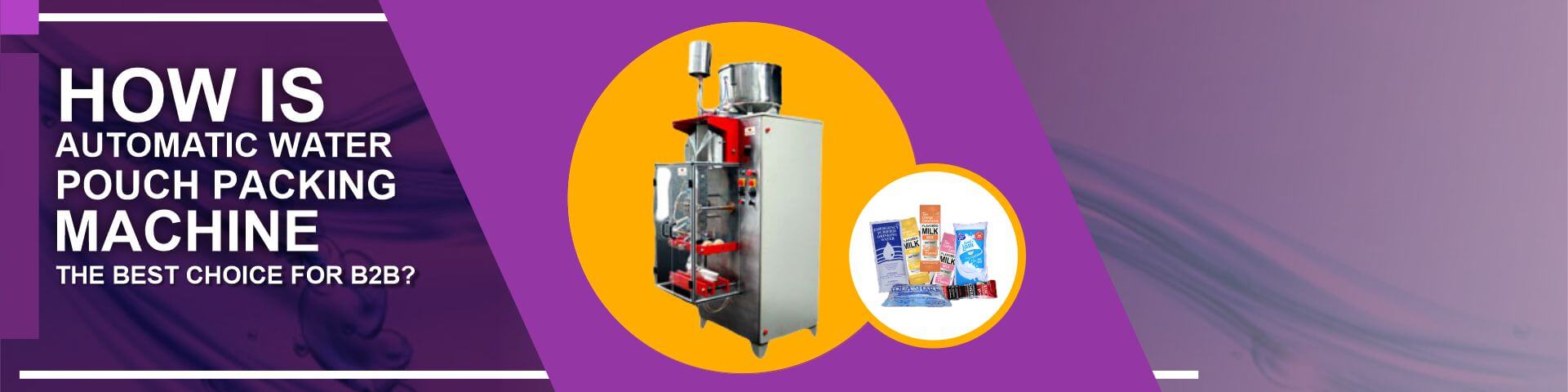 Automatic Water Pouch Packing Machine